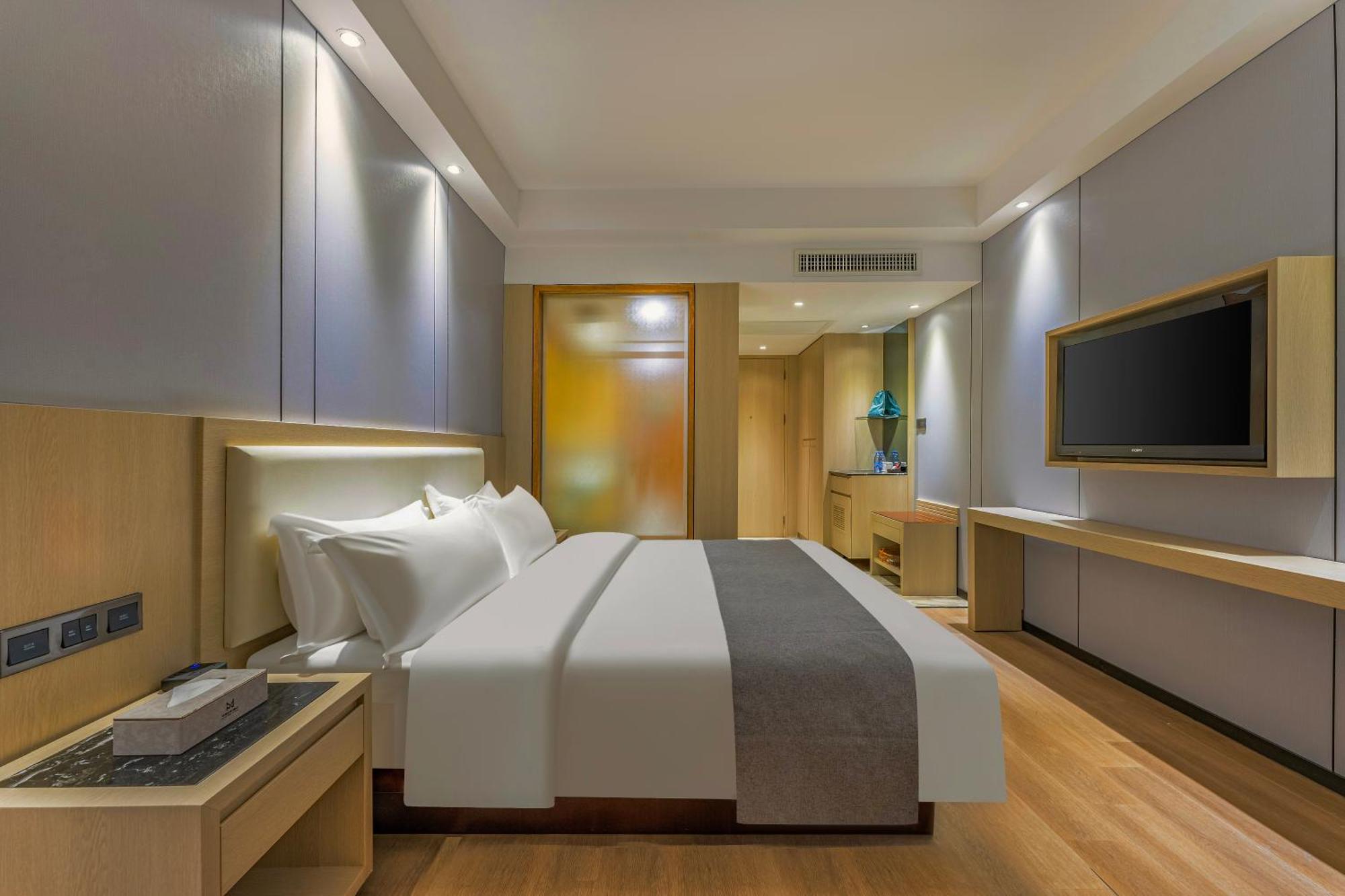 Meihao Mingyue Hotel International Finance City Keyun Road Metro Branch Cantão Exterior foto