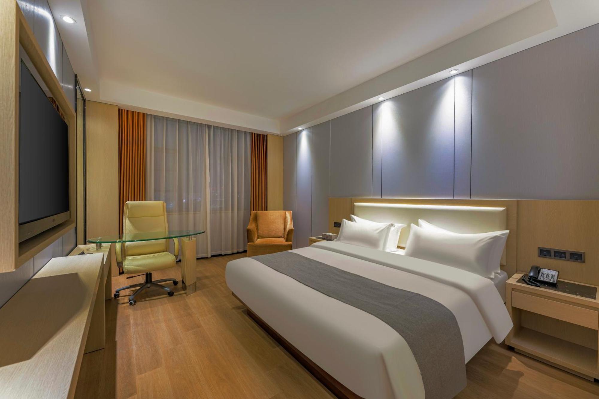 Meihao Mingyue Hotel International Finance City Keyun Road Metro Branch Cantão Exterior foto
