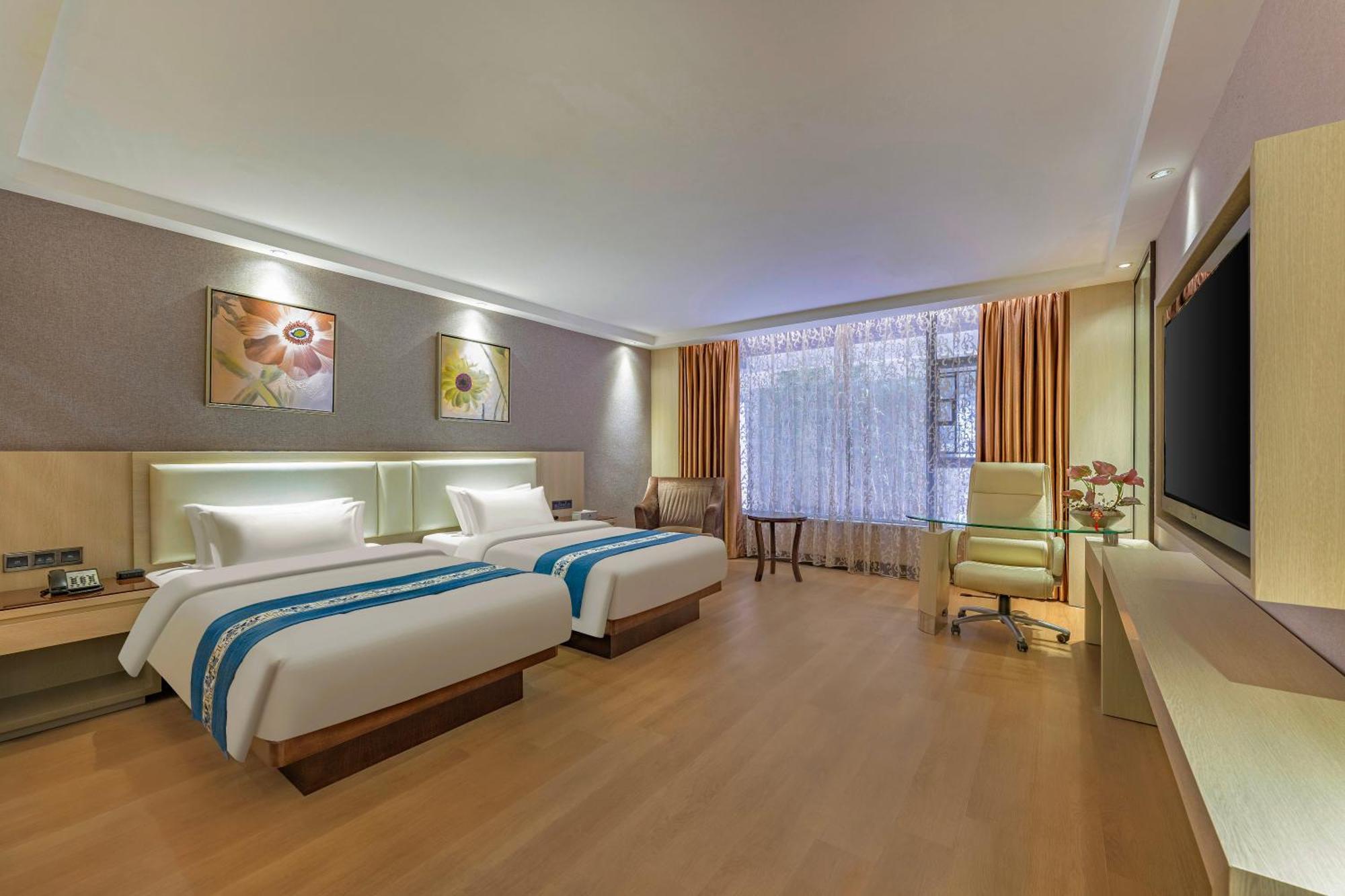 Meihao Mingyue Hotel International Finance City Keyun Road Metro Branch Cantão Exterior foto